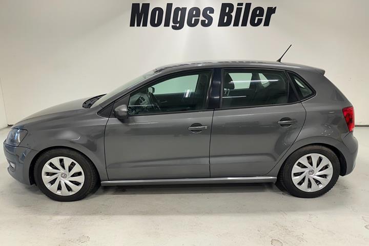 Grå VW Polo fra 2010