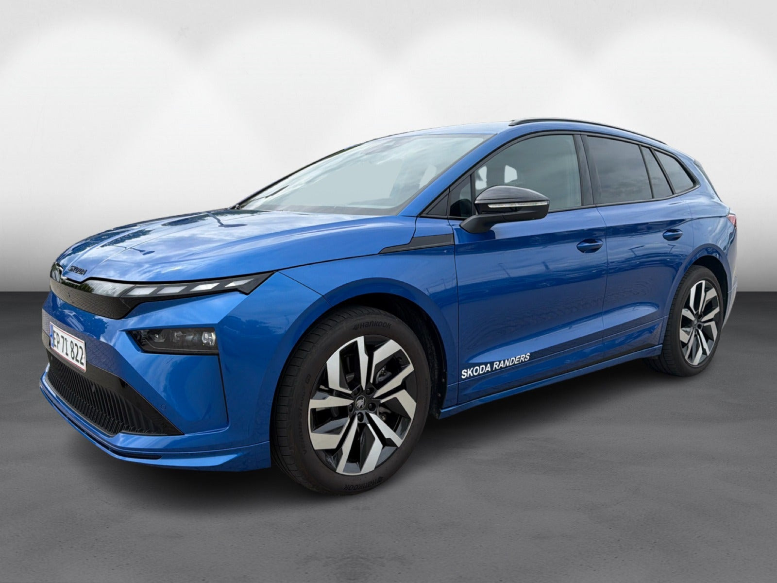 Blå Skoda Enyaq fra 2026