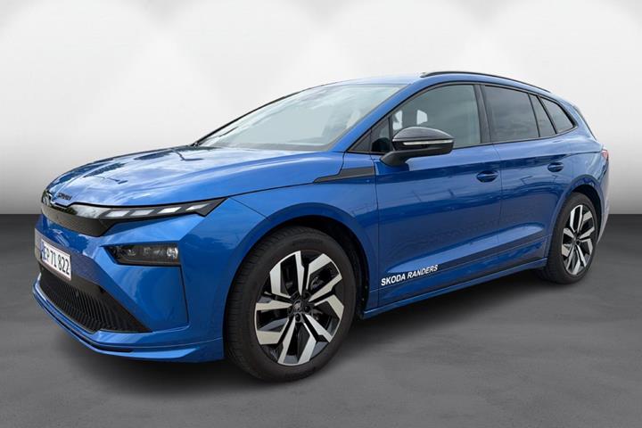 Blå Skoda Enyaq fra 2026