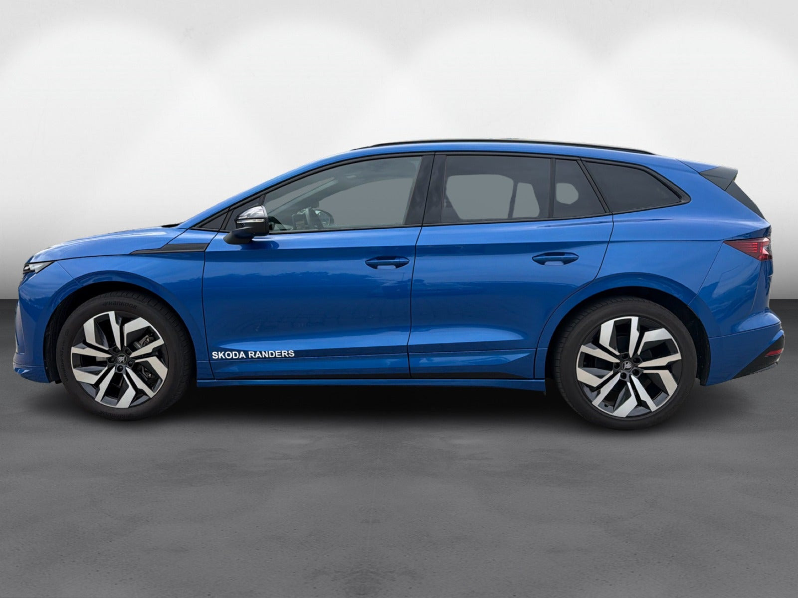 Blå Skoda Enyaq fra 2026