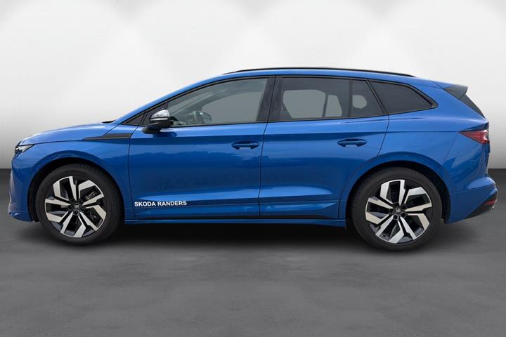 Blå Skoda Enyaq fra 2026