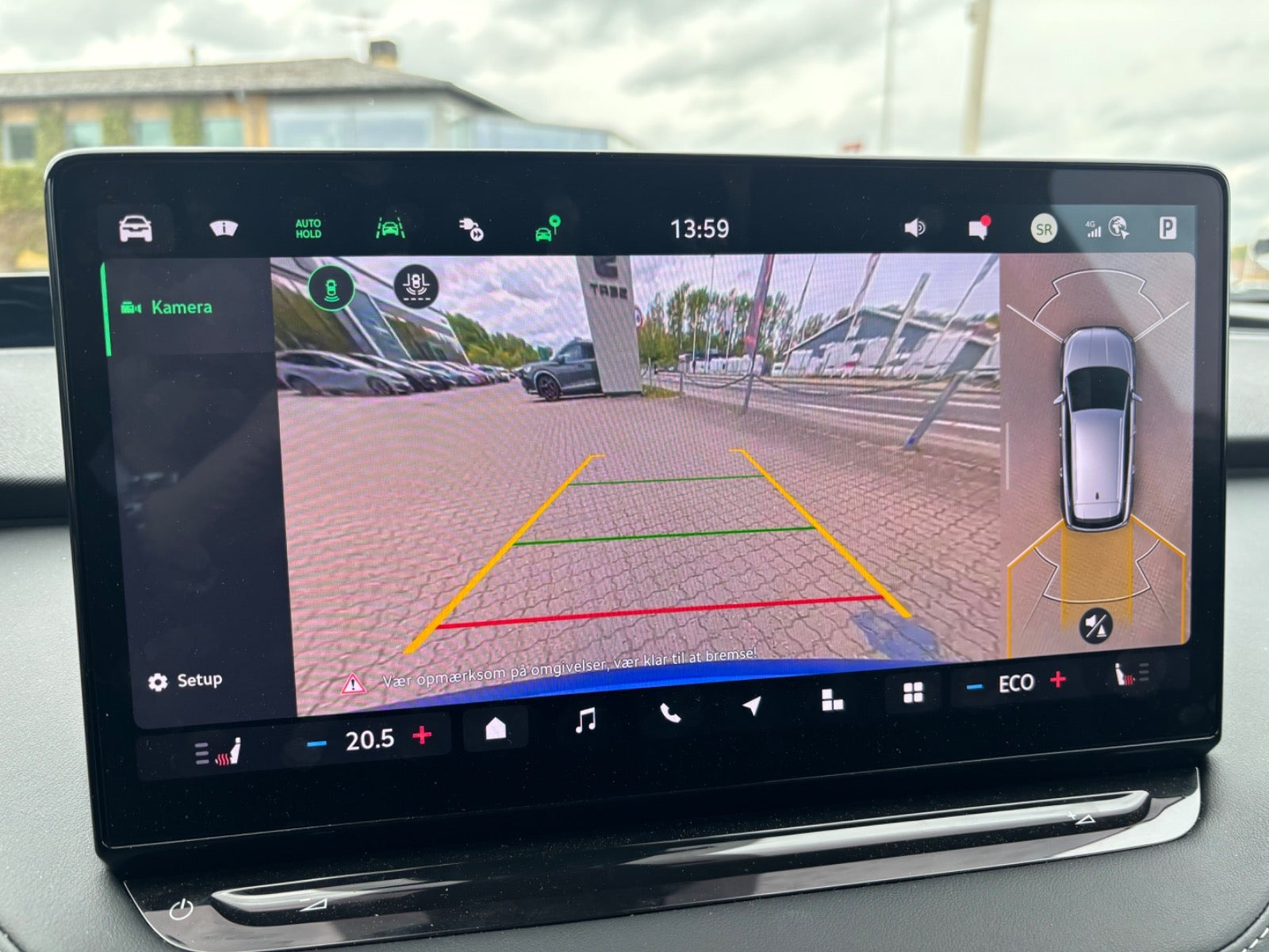 Blå Skoda Enyaq fra 2026