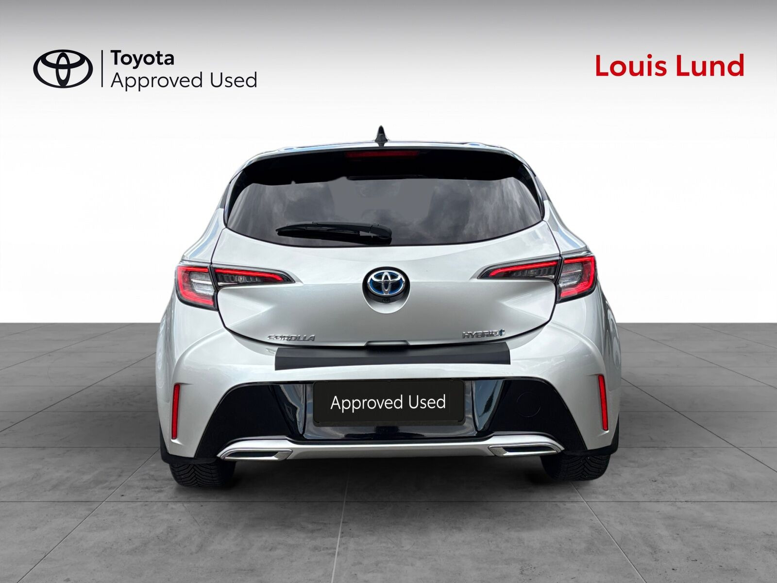 Sølv Toyota Corolla fra 2020