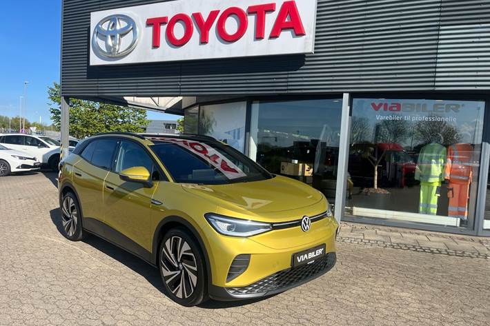 Gul VW ID.4 fra 2021
