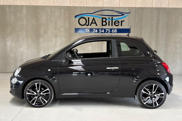 Sort Fiat 500 fra 2020