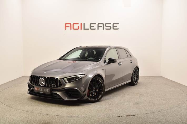 Grå Mercedes A45 fra 2020