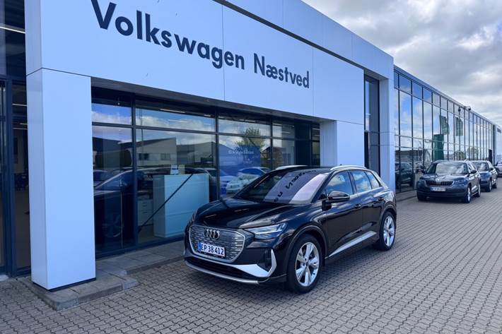 Sort Audi Q4 e-tron fra 2024