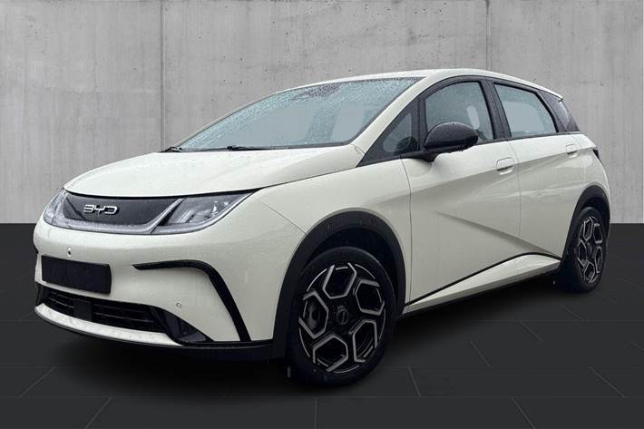 Hvid Skoda Enyaq fra 2022