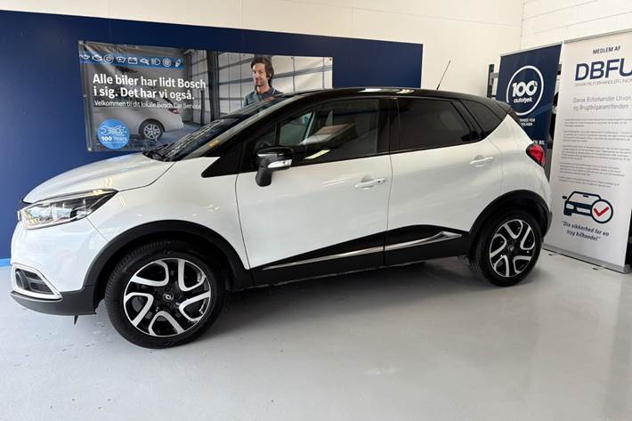 Hvid Renault Captur fra 2017