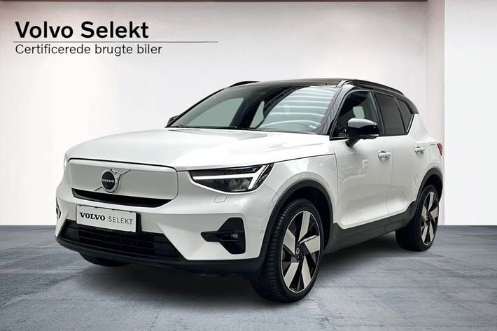 Hvid Volvo XC40 fra 2023