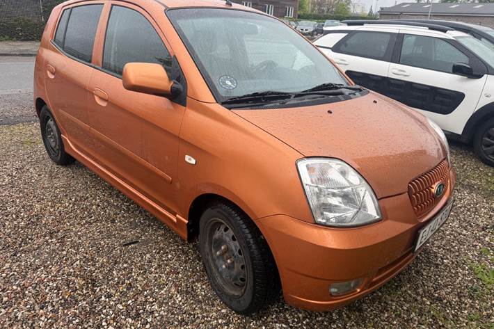 Orange Kia Picanto fra 2005