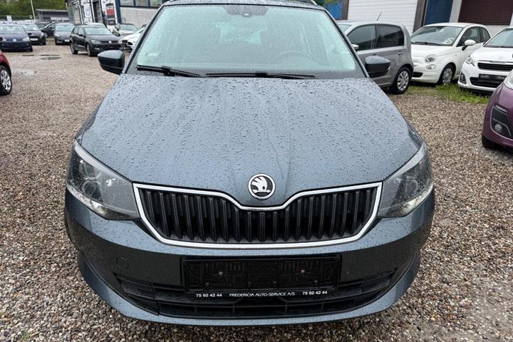 Sort Skoda Fabia fra 2018