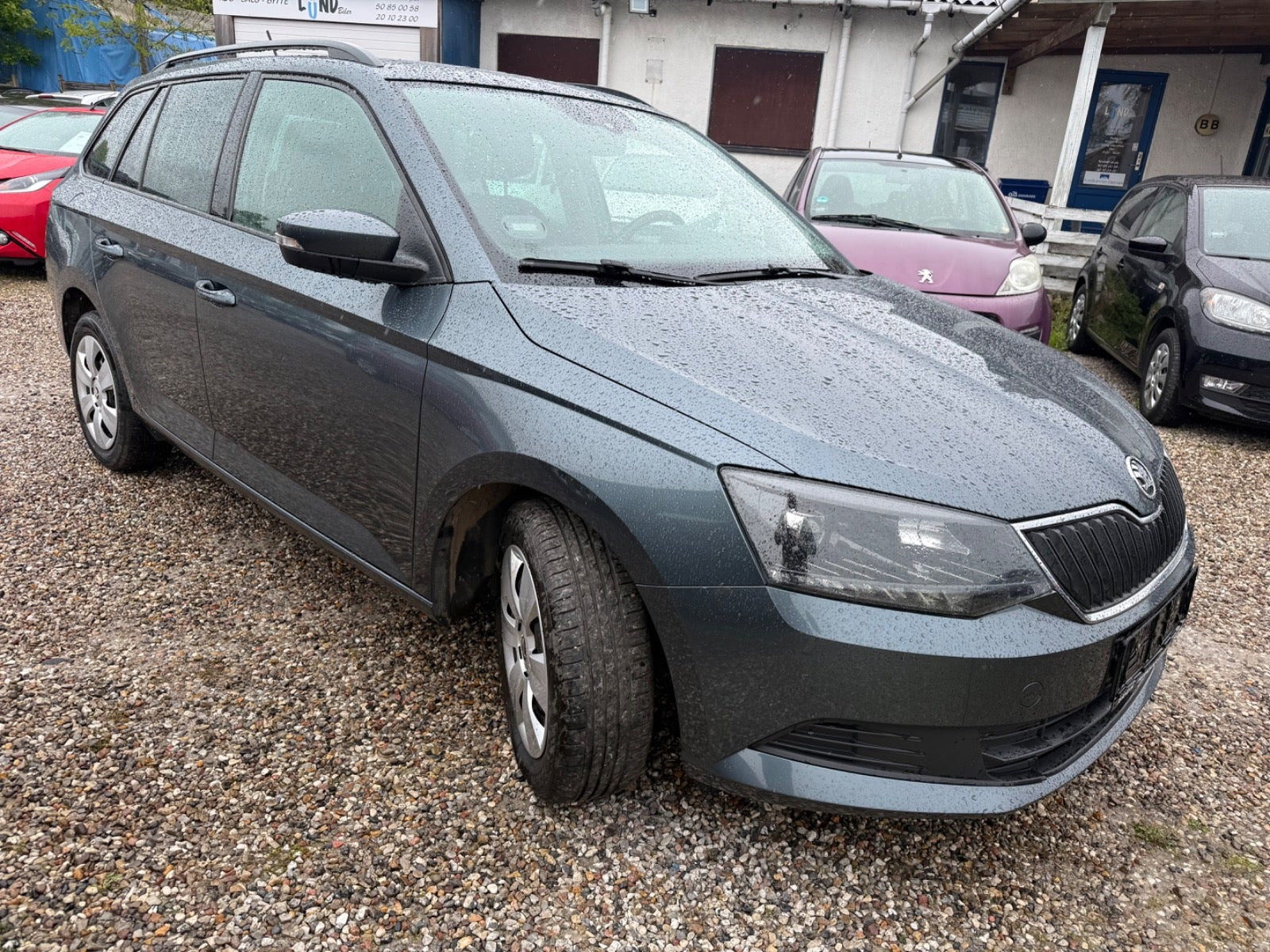 Sort Skoda Fabia fra 2018
