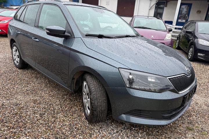 Sort Skoda Fabia fra 2018