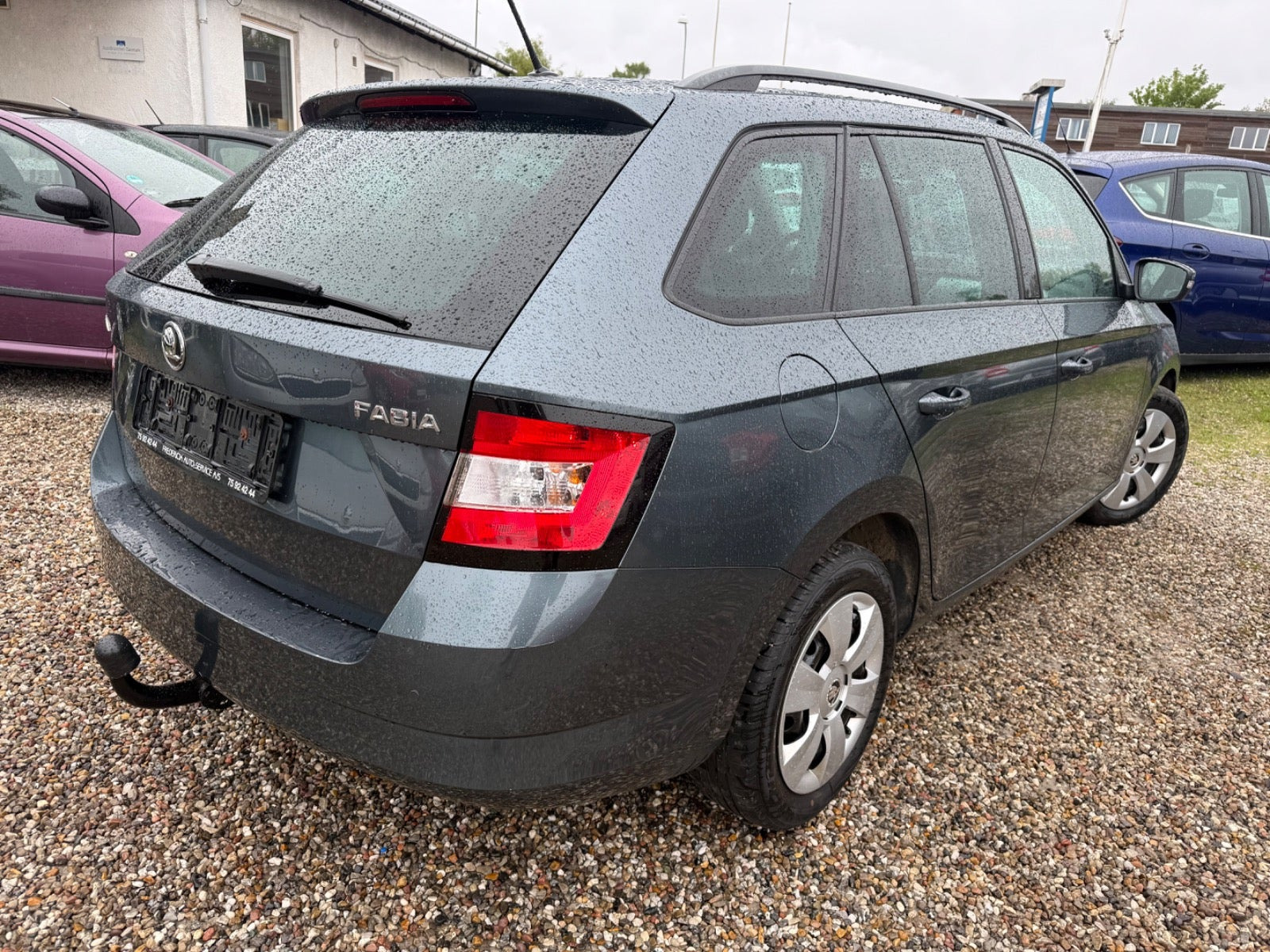 Sort Skoda Fabia fra 2018