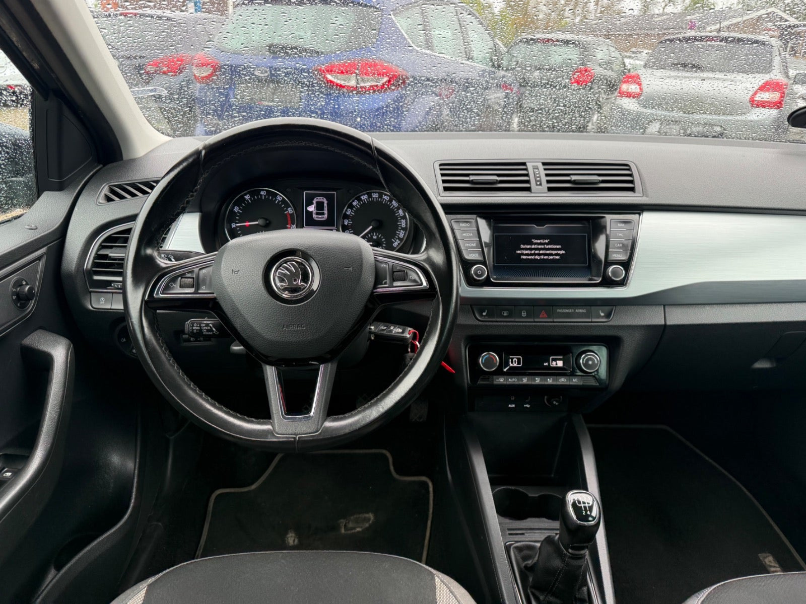 Sort Skoda Fabia fra 2018