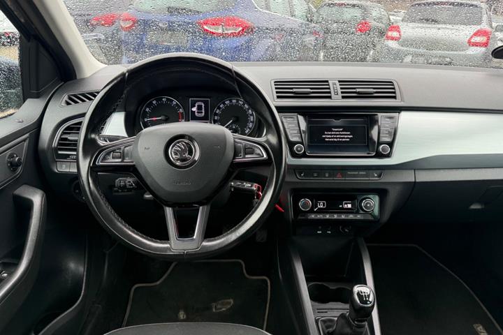 Sort Skoda Fabia fra 2018