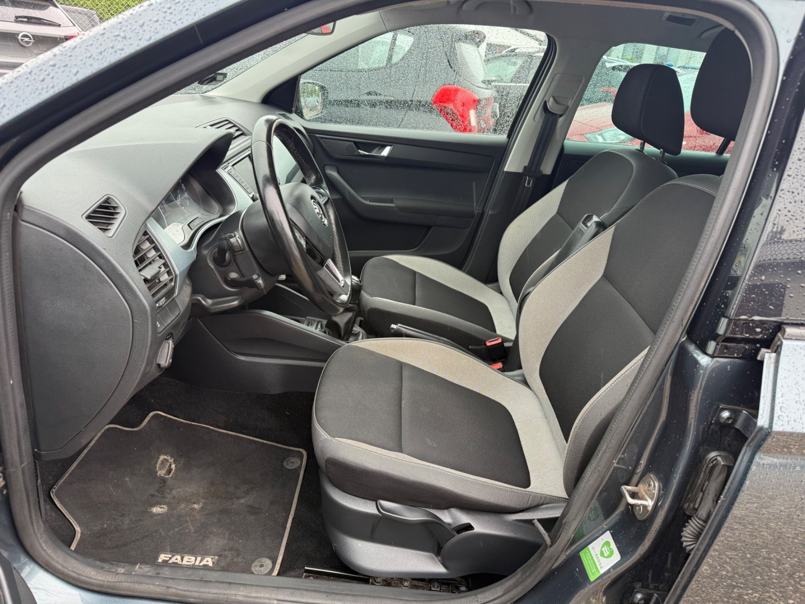 Sort Skoda Fabia fra 2018