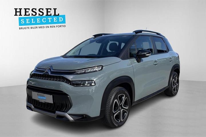 Grøn Citroën C3 Aircross fra 2023 set udefra