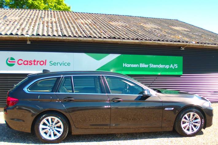 Brun BMW 520d fra 2016
