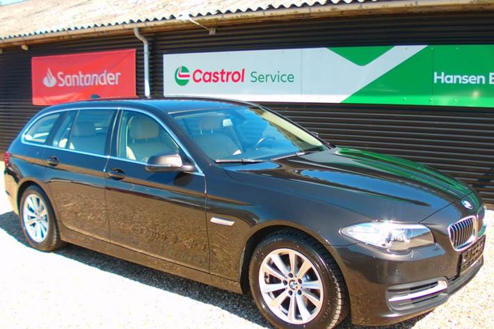 Brun BMW 520d fra 2016
