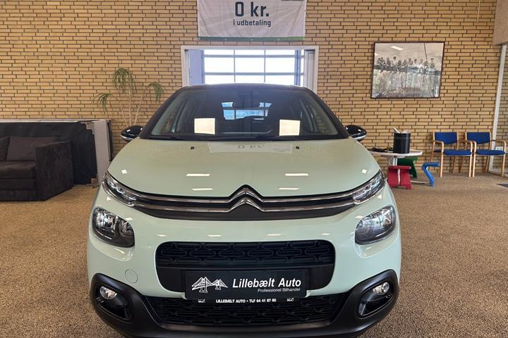Grøn Citroën C3 fra 2020