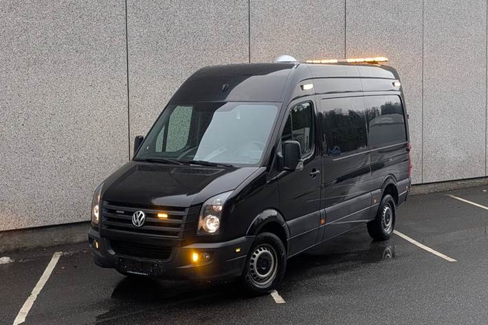 Sort VW Crafter fra 2017
