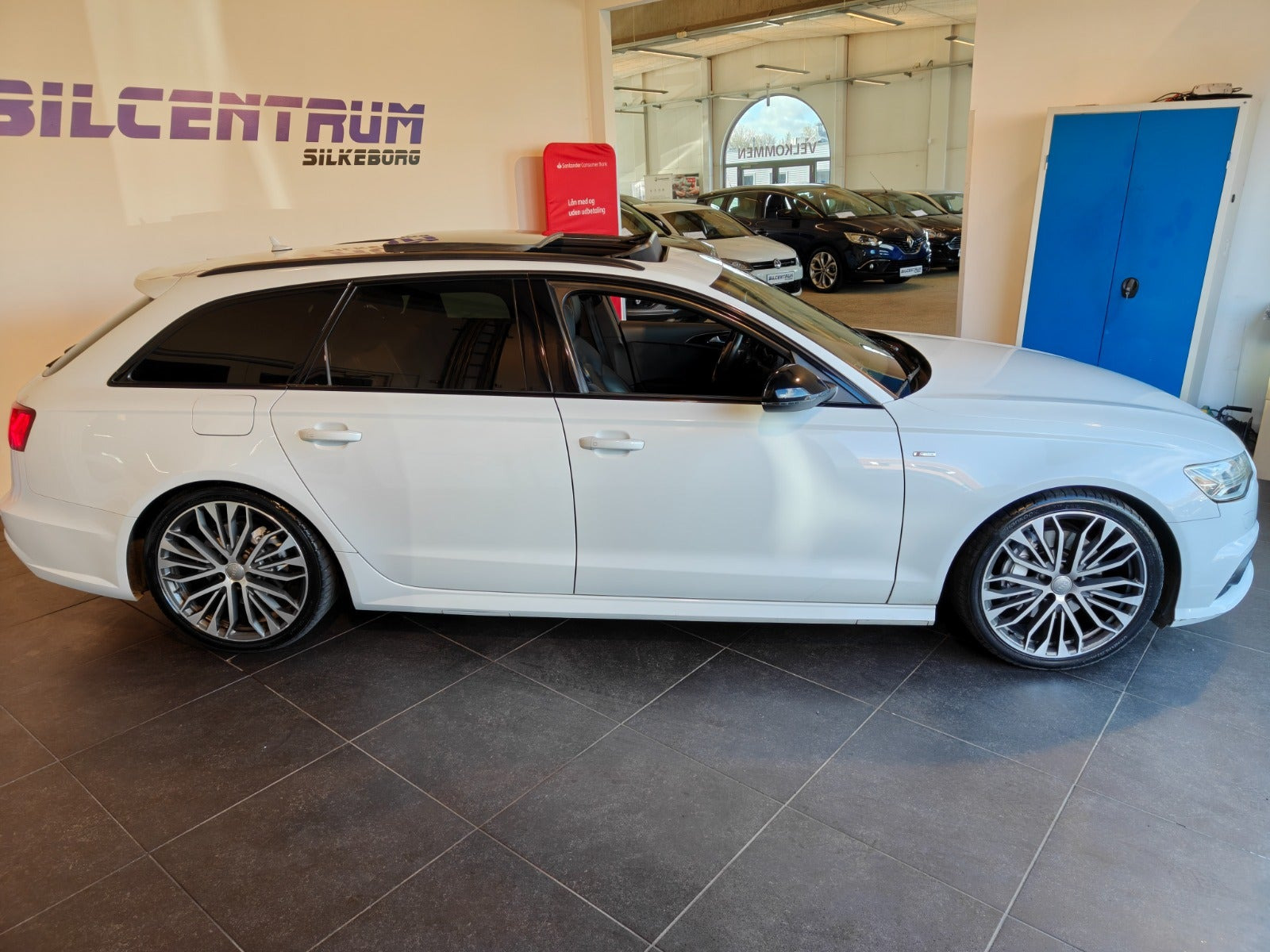 Hvid Audi A6 fra 2017