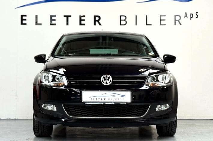 Sort VW Polo fra 2013