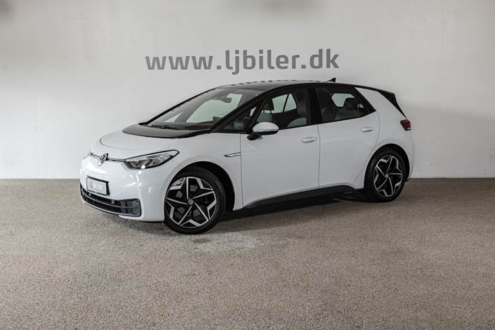 Hvid VW ID.3 fra 2021