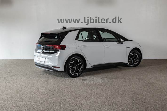 Hvid VW ID.3 fra 2021