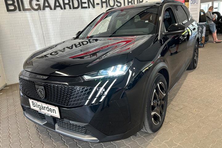 Sort Peugeot e-5008 fra 2025 set udefra