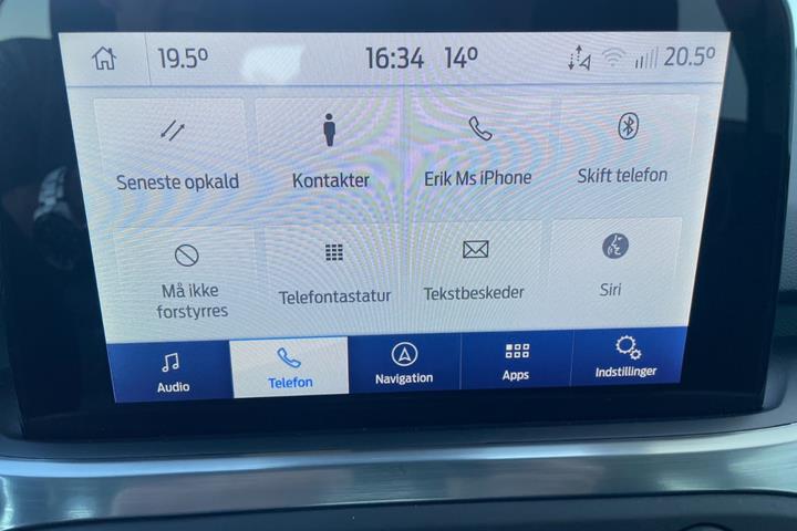 Blå Ford Focus fra 2020