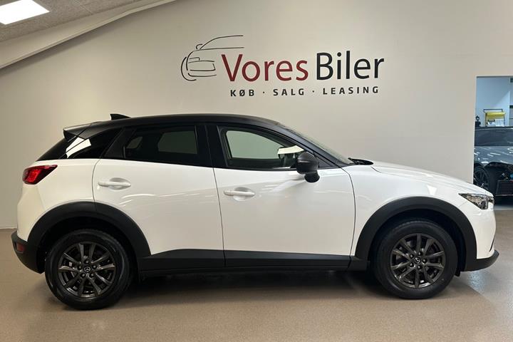 Hvid Mazda CX-3 fra 2018