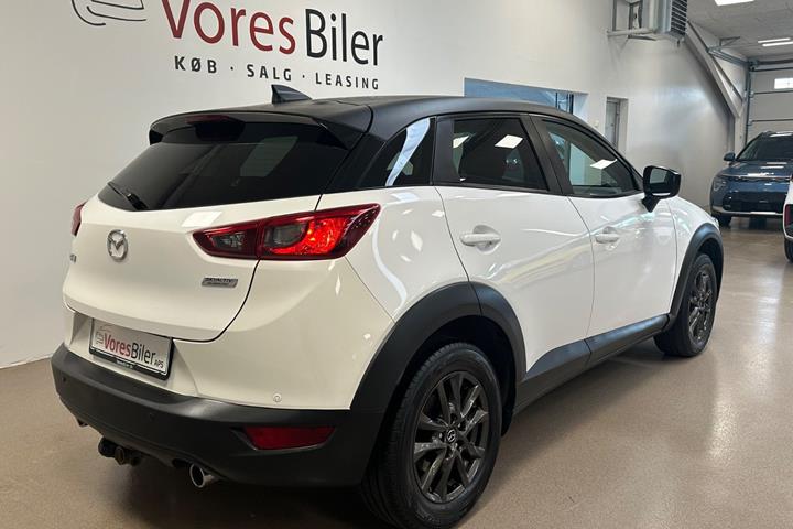 Hvid Mazda CX-3 fra 2018
