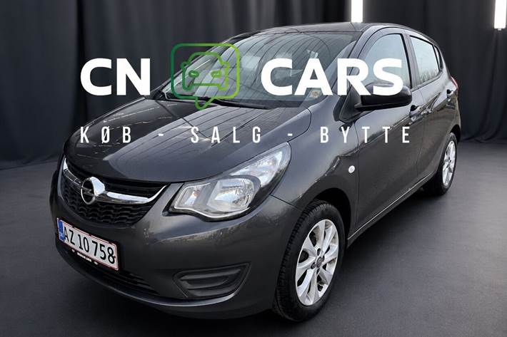 Grå Opel Karl fra 2015