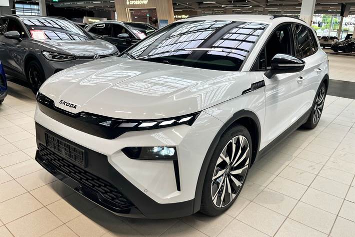 Hvid Skoda Elroq fra 2025