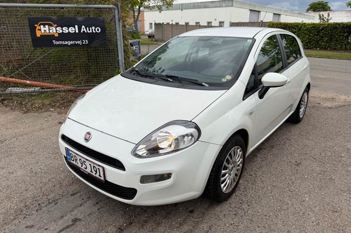 Grøn Fiat Punto fra 2013