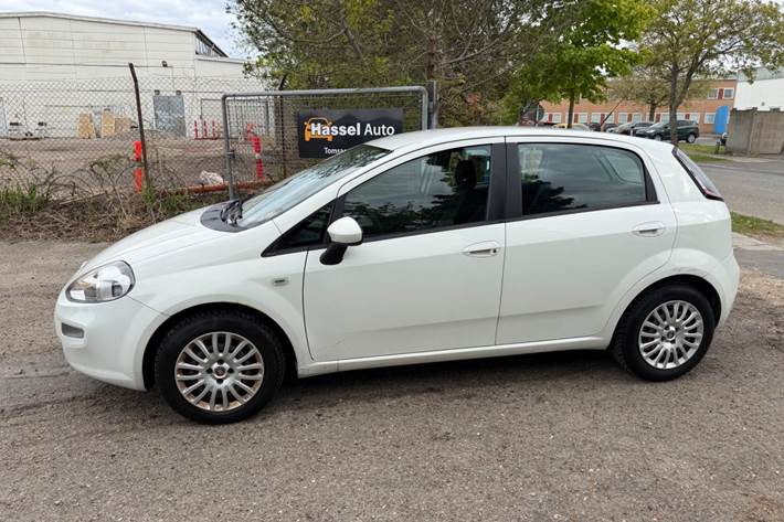 Grøn Fiat Punto fra 2013