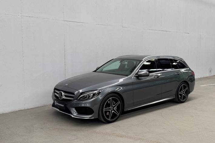 Grå Mercedes C200 fra 2018