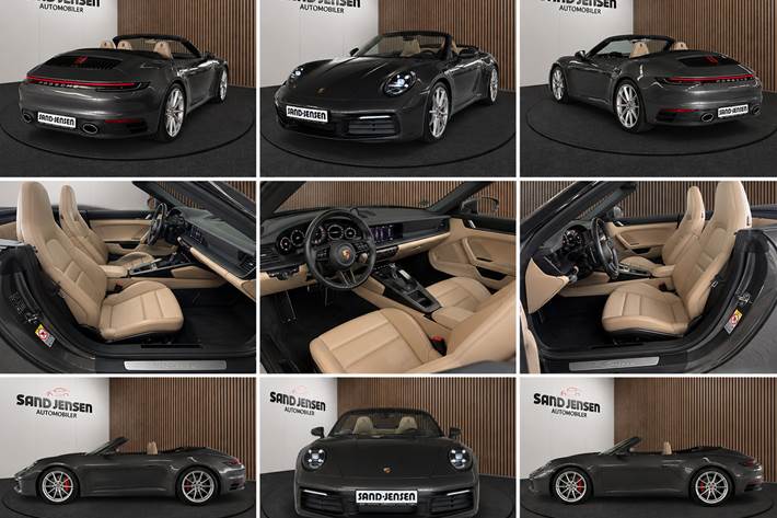Grå Porsche 911 Carrera S fra 2019