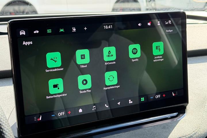 Rød Skoda Enyaq fra 2026