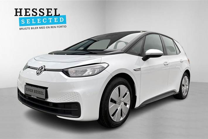 Hvid VW ID.3 fra 2021