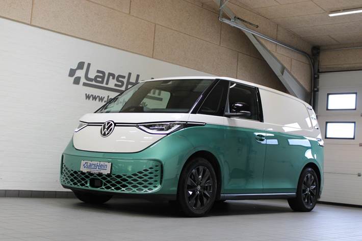Hvid VW ID.Buzz fra 2023