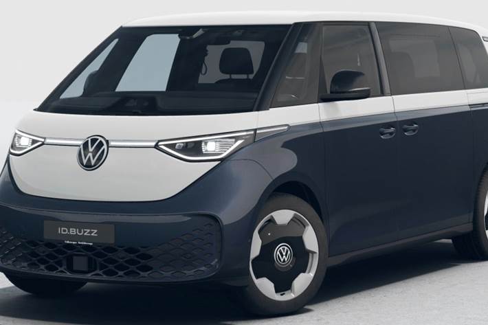 Blå VW ID.Buzz fra 2026