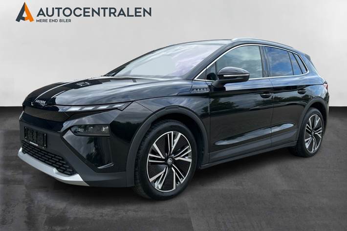 Sort Skoda Elroq fra 2025 set udefra