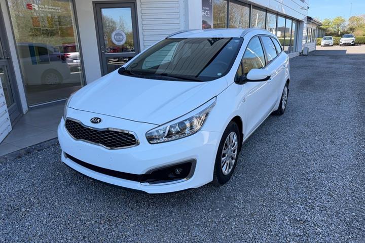 Hvid Kia Ceed fra 2017