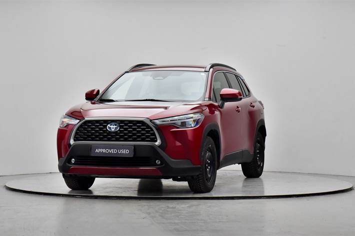 Rød Toyota Corolla Cross fra 2022
