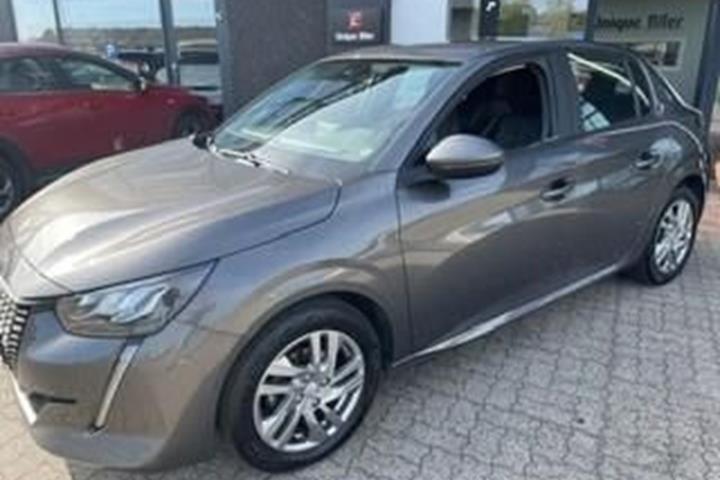 Sort Peugeot 208 fra 2020