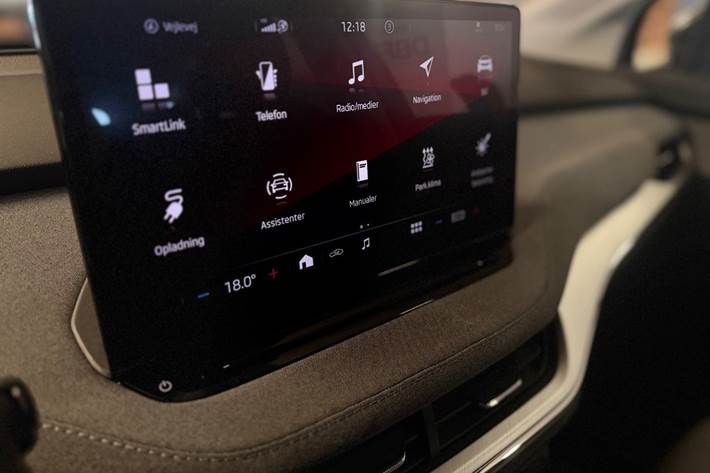 Grå Skoda Enyaq fra 2021